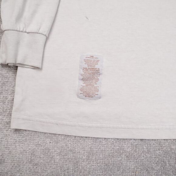 Tyndale Flame Resistant Made in USA Large Gray Long Sleeve T-Shirt - Picture 7 of 12